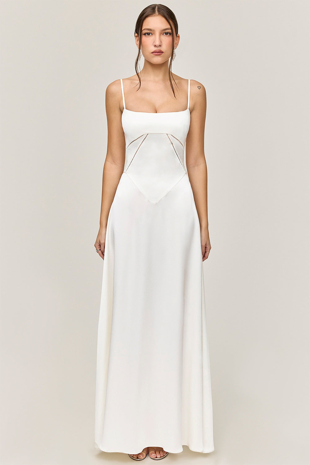 VelluraPetite Sling Backless Long Dress