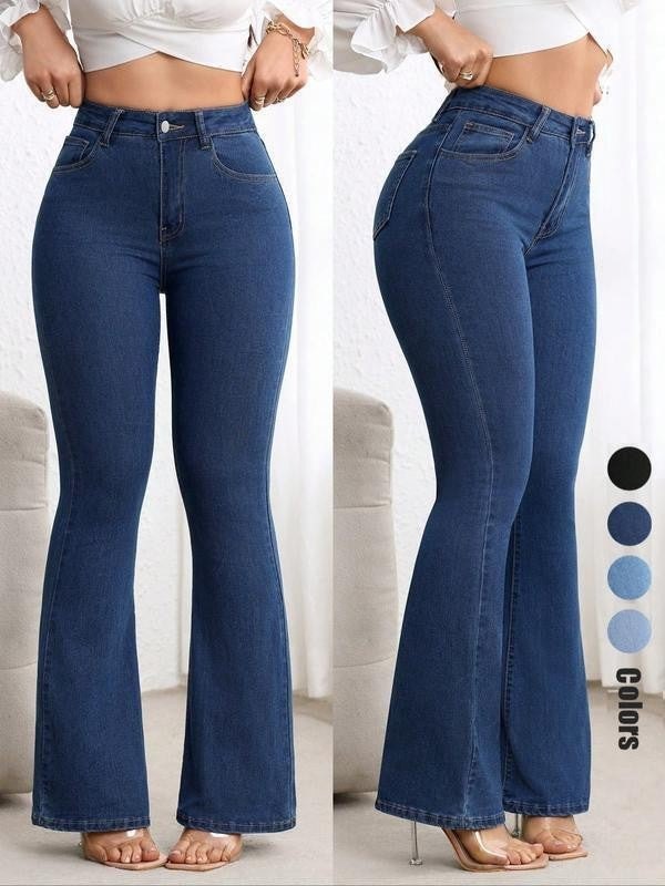 VelluraPetite High-Waist Flared Pants