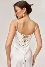 VelluraPetite Sling Backless Long Dress