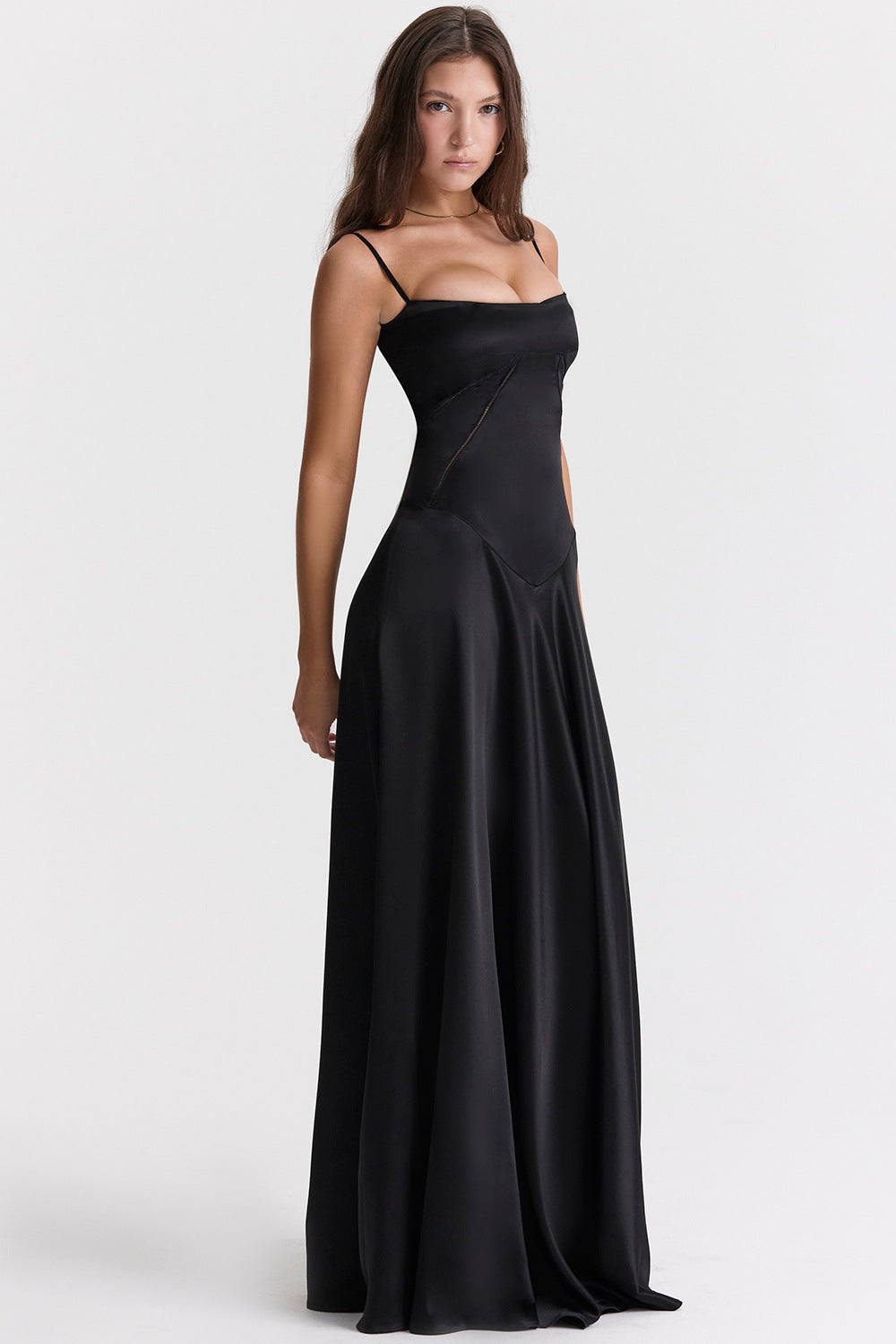 VelluraPetite Sling Backless Long Dress