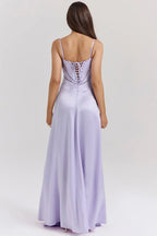 VelluraPetite Sling Backless Long Dress