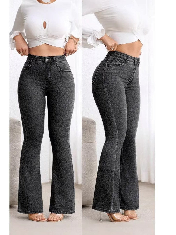 VelluraPetite High-Waist Flared Pants