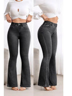 VelluraPetite High-Waist Flared Pants