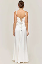 VelluraPetite Sling Backless Long Dress
