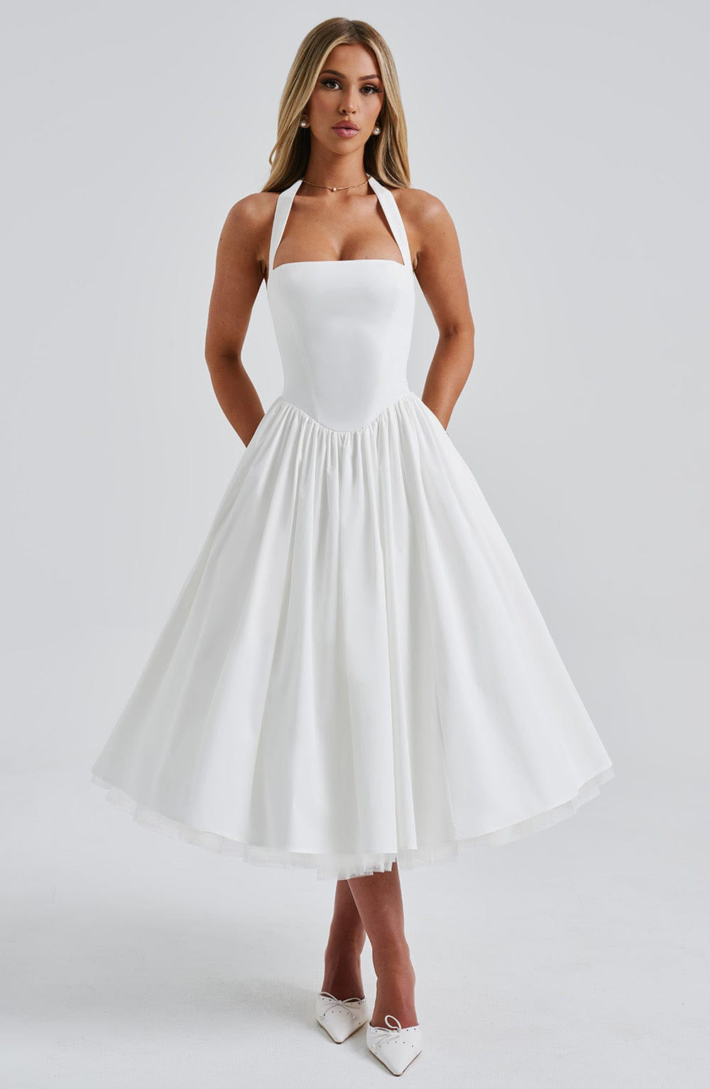 VelluraPetite Puffy Mesh Dress for Women