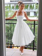 VelluraPetite Puffy Mesh Dress for Women