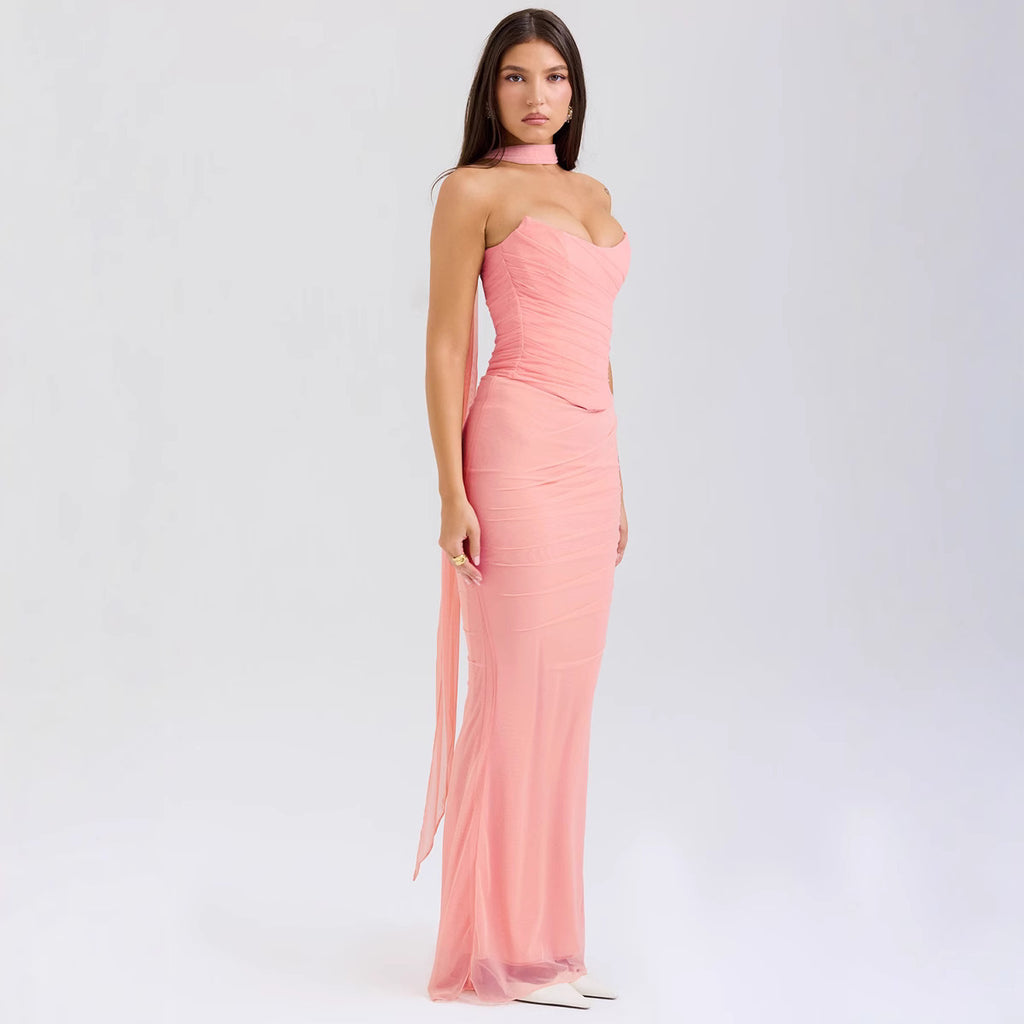 VelluraPetite Tube Top & Pencil Skirt Set