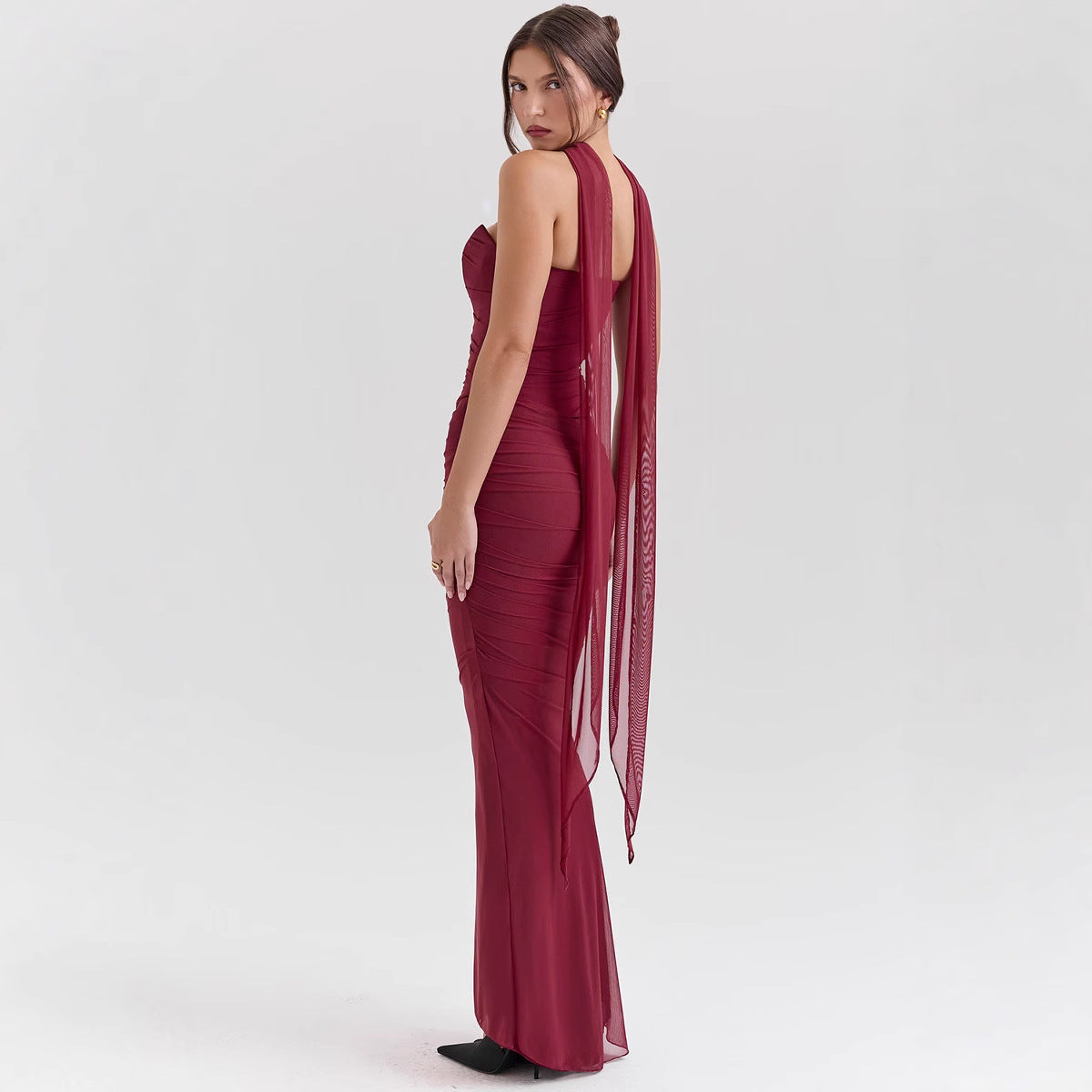 VelluraPetite Tube Top & Pencil Skirt Set