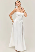 VelluraPetite Sling Backless Long Dress