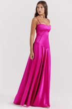 VelluraPetite Sling Backless Long Dress