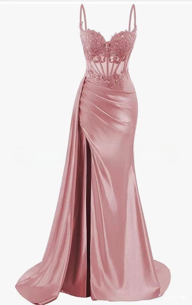 VelluraPetite Elegant Strapless Evening Gown