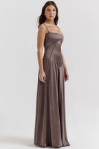 VelluraPetite Sling Backless Long Dress