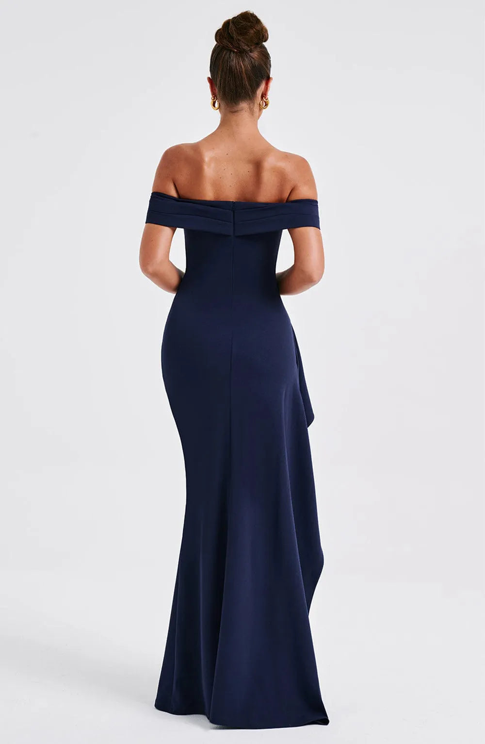 VelluraPetite Summer Tube Top Backless Slit Long Dress