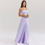 VelluraPetite Sling Backless Long Dress