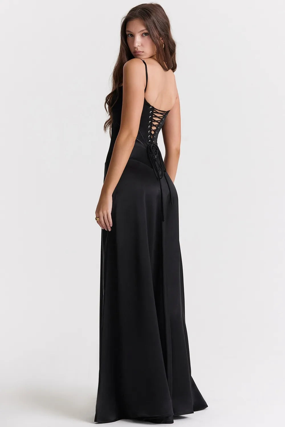 VelluraPetite Sling Backless Long Dress
