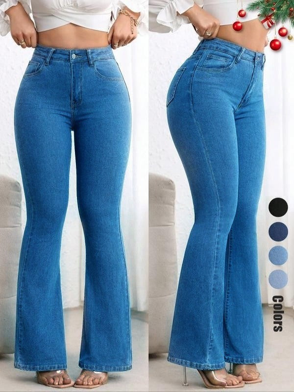 VelluraPetite High-Waist Flared Pants